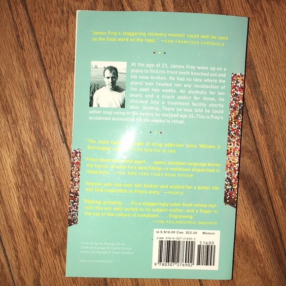 Free w/ purchase $20+ A million little pieces book - Picture 4 of 4